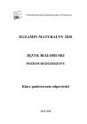 miniatura Odpowiedzi - jezyk bialoruski, p. rozszerzony , matura 2010-strona-01