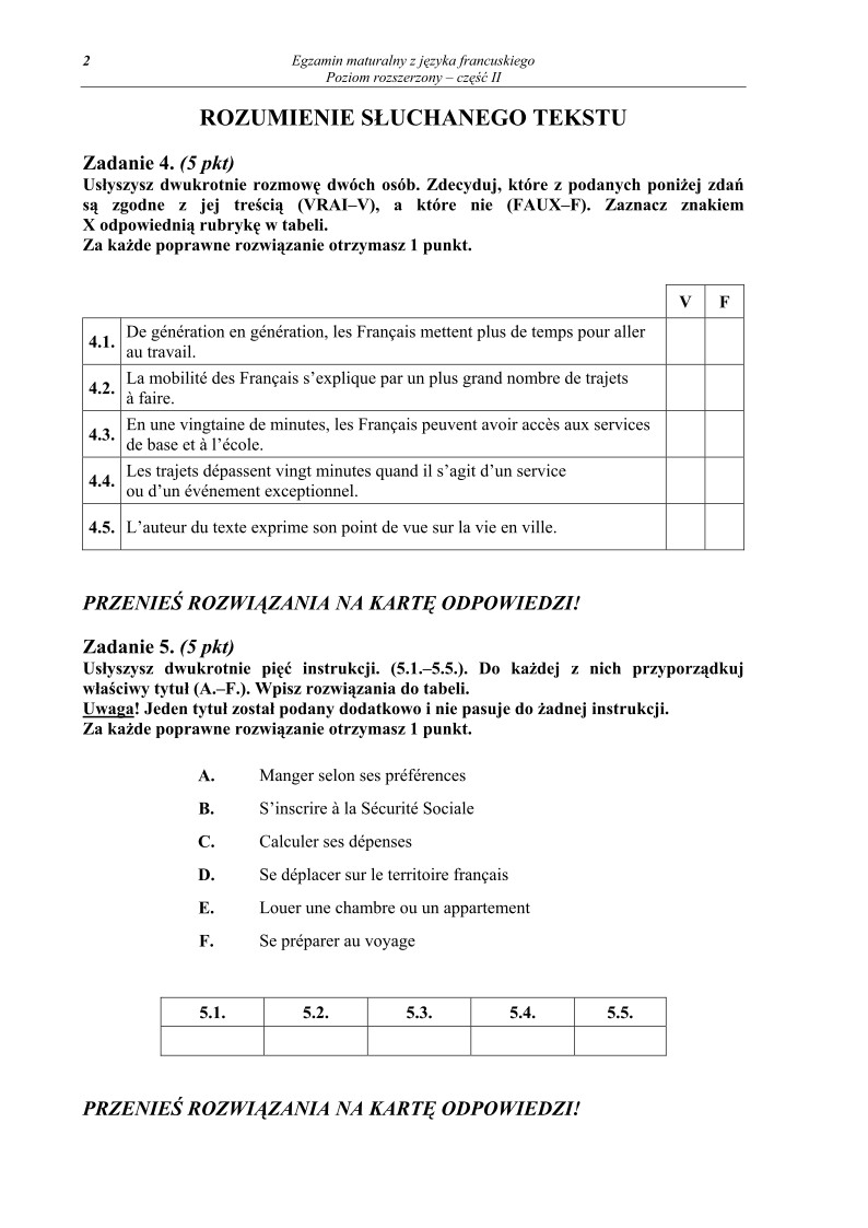 Pytania - jezyk francuski, p. rozszerzony , matura 2010 cz2-strona-02