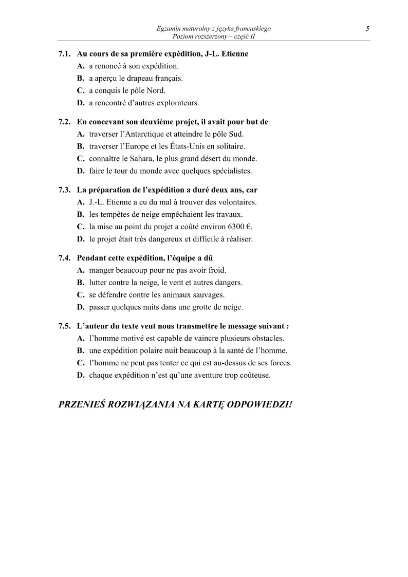 Pytania - jezyk francuski, p. rozszerzony , matura 2010 cz2-strona-05
