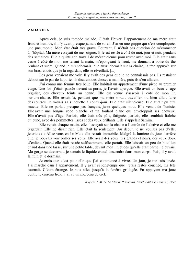 Transkrypcja - jezyk francuski, p. rozszerzony , matura 2010-strona-03