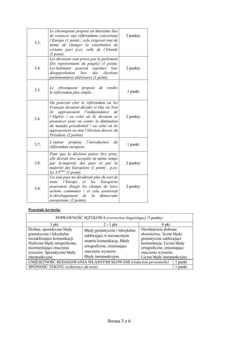Odpowiedzi - jezyk francuski w klasach dwujezycznych , matura 2010-strona-03