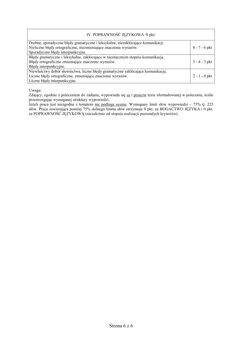 Odpowiedzi - jezyk francuski w klasach dwujezycznych , matura 2010-strona-06