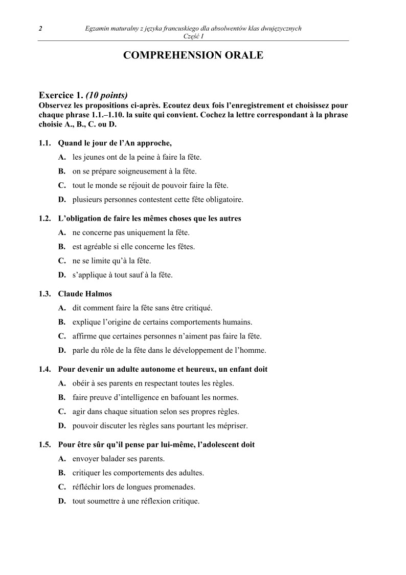 Pytania - jezyk francuski w klasach dwujezycznych , matura 2010 cz1-strona-02