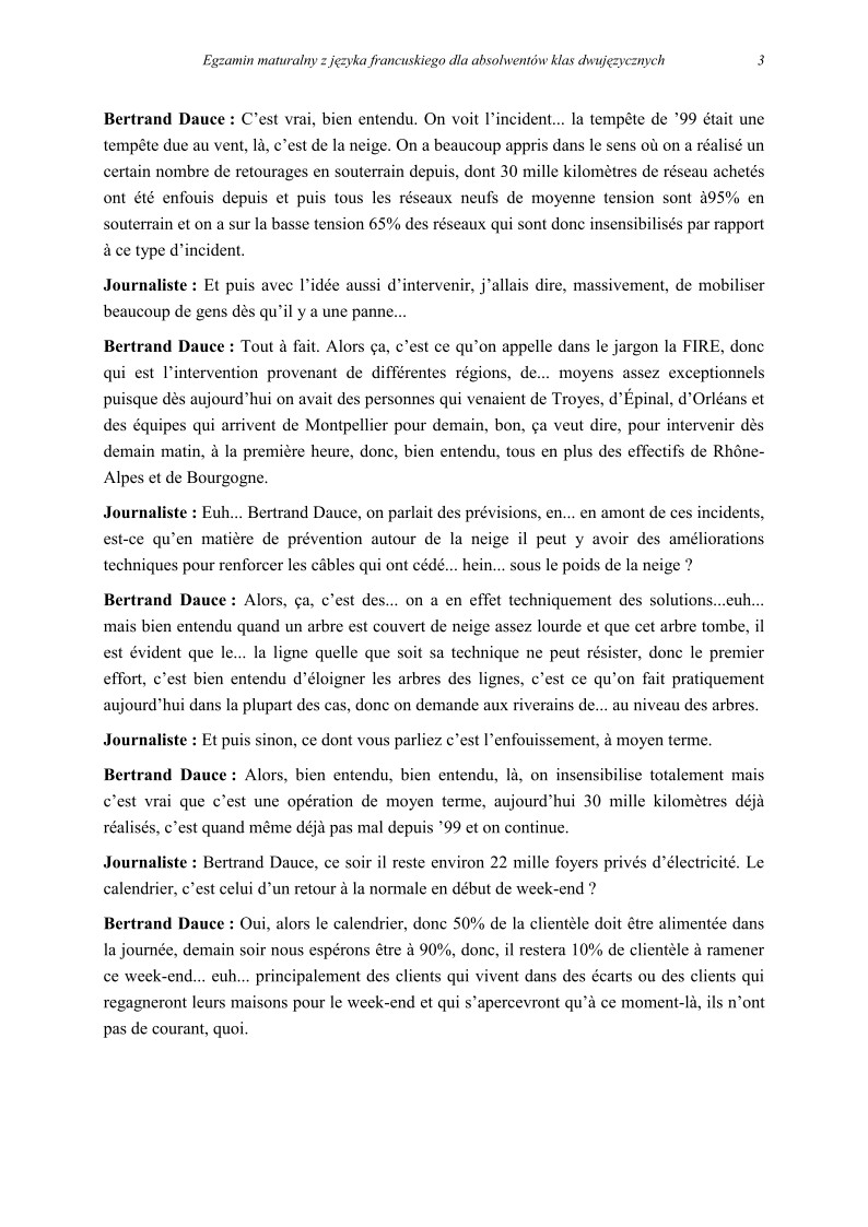 Transkrypcja - jezyk francuski w klasach dwujezycznych , matura 2010-strona-03