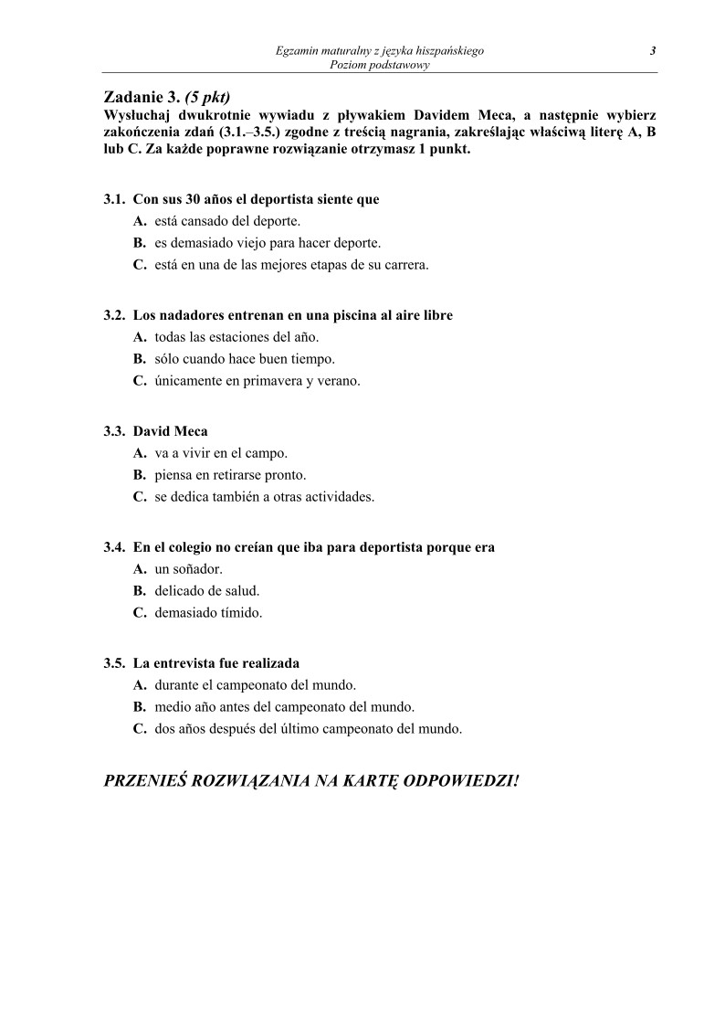 Pytanie - jezyk hiszpanski, p. podstawowy , matura 2010-strona-03