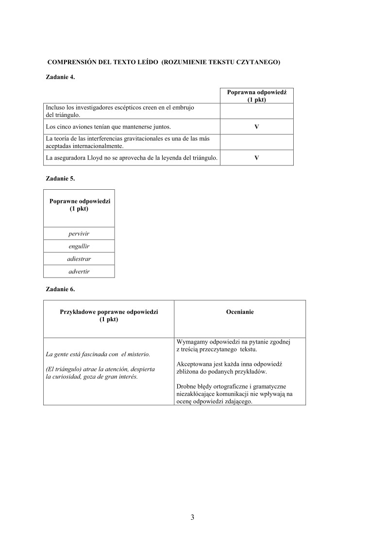 Odpowiedzi - jezyk hiszpanski w klasach dwujezycznych , matura 2010-strona-03