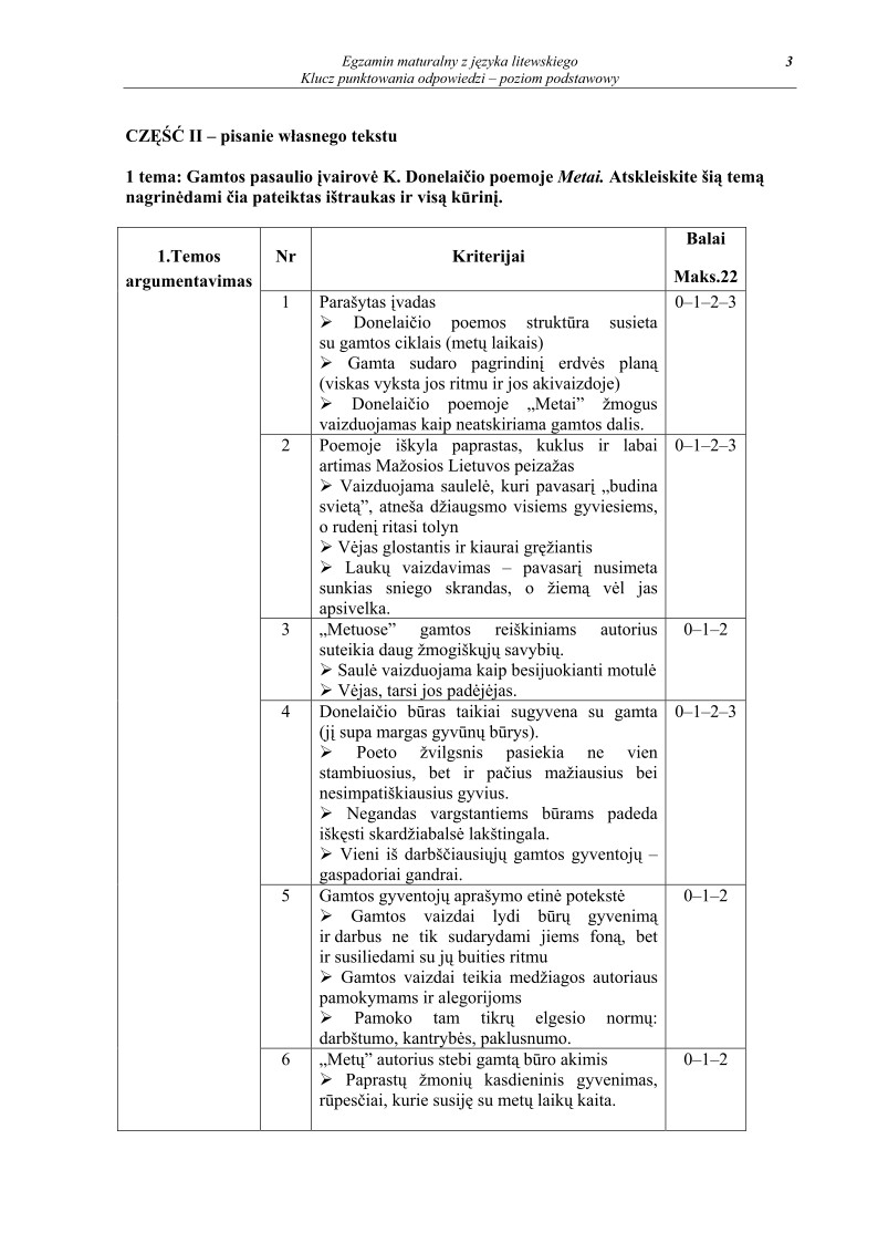 Odpowiedzi - jezyk litewski, p. podstawowy, matura 2010-strona-03