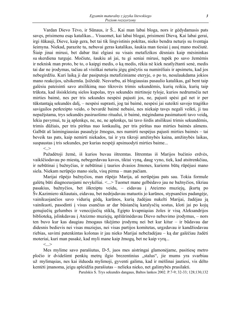 Pytania - jezyk litewski, p. rozszerzony, matura 2010-strona-03