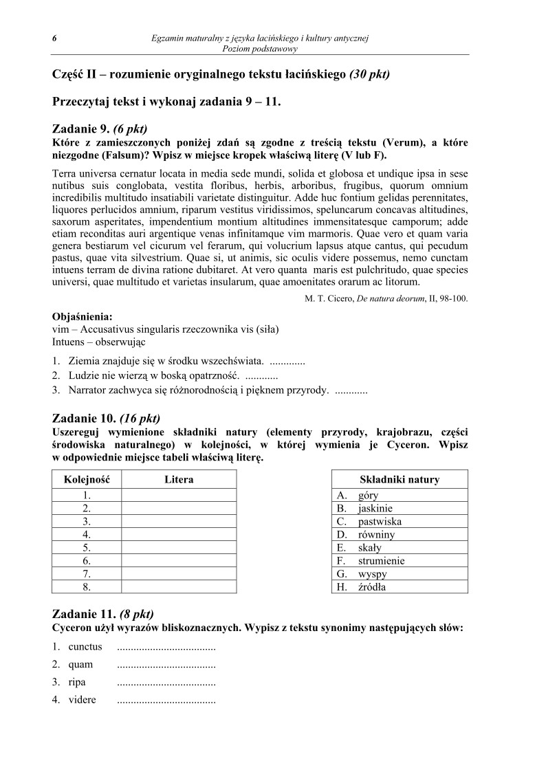 Pytania - jezyk-lacinski-i-kultura-antyczna, p. podstawowy, matura 2010-strona-06
