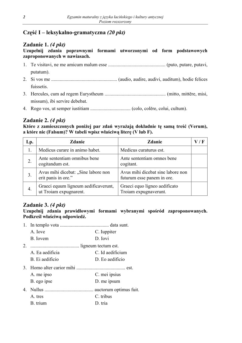 Pytania - jezyk-lacinski-i-kultura-antyczna, p. rozszerzony, matura 2010-strona-02