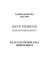 miniatura Odpowiedzi - jezyk niemiecki, p. podstawowy, matura 2010-strona-01