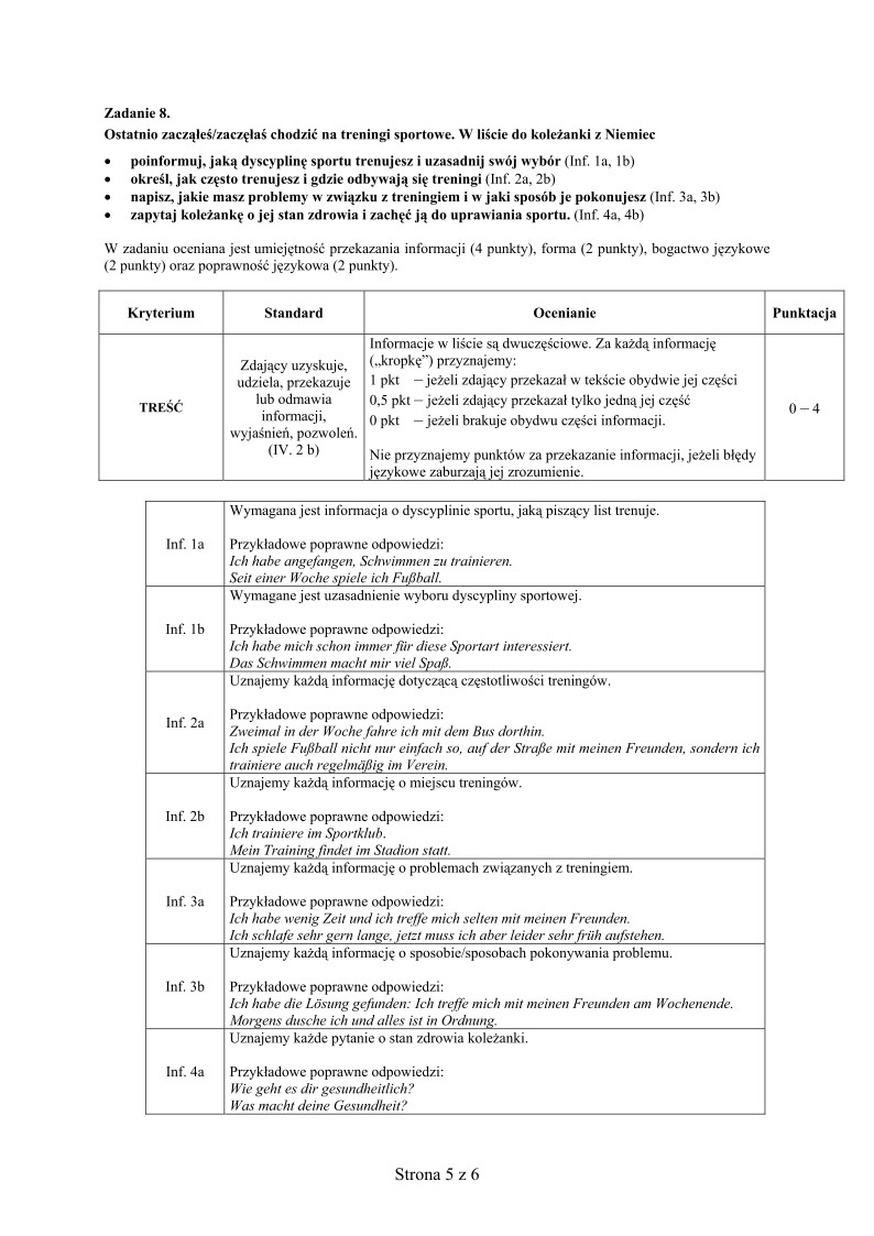 Odpowiedzi - jezyk niemiecki, p. podstawowy, matura 2010-strona-05