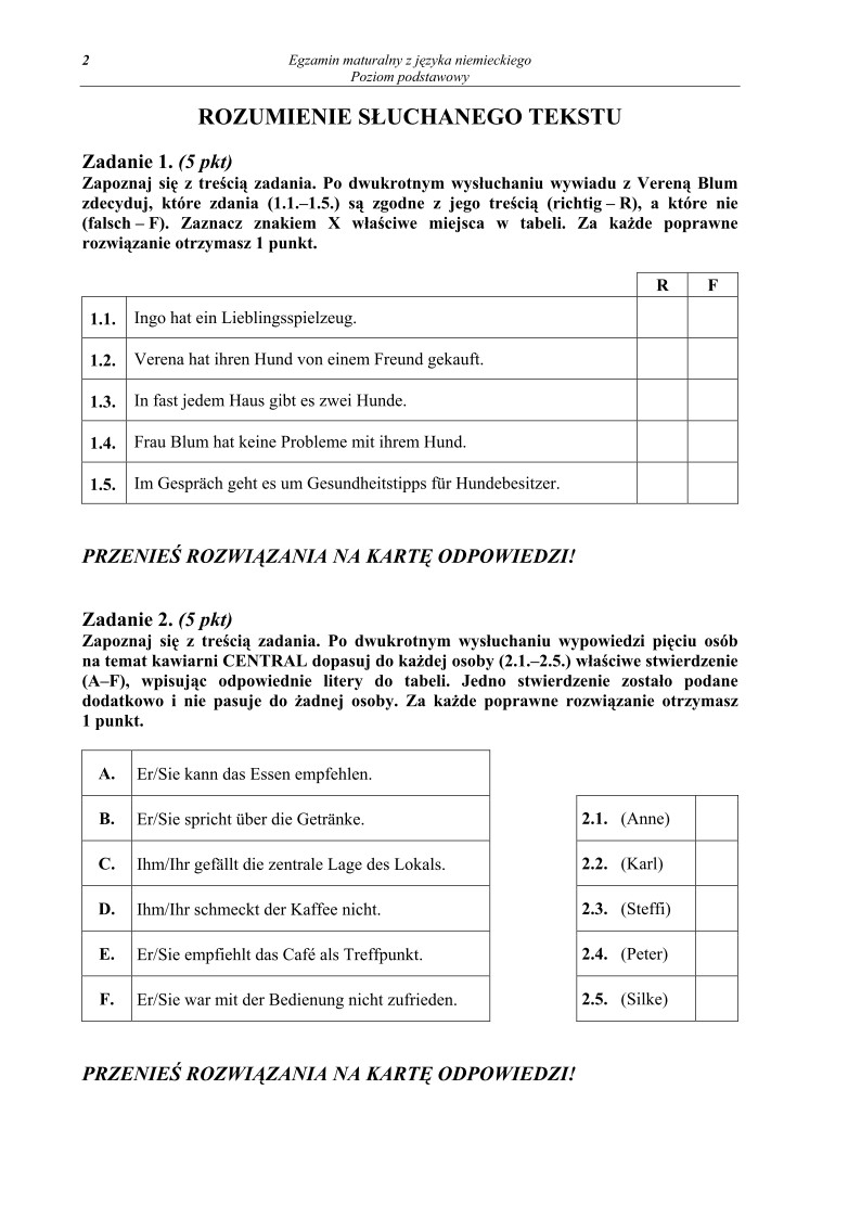 Pytania - jezyk niemiecki, p. podstawowy, matura 2010-strona-02