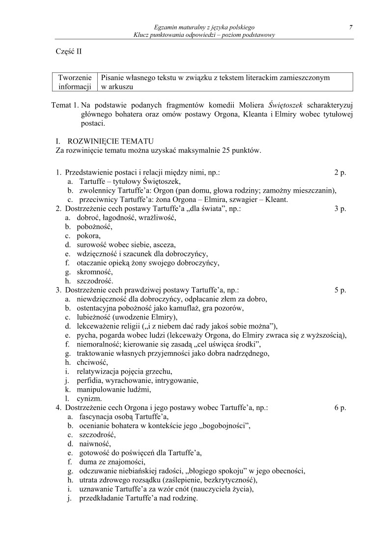 Odpowiedzi - jezyk polski, p. podstawowy, matura 2010-strona-07