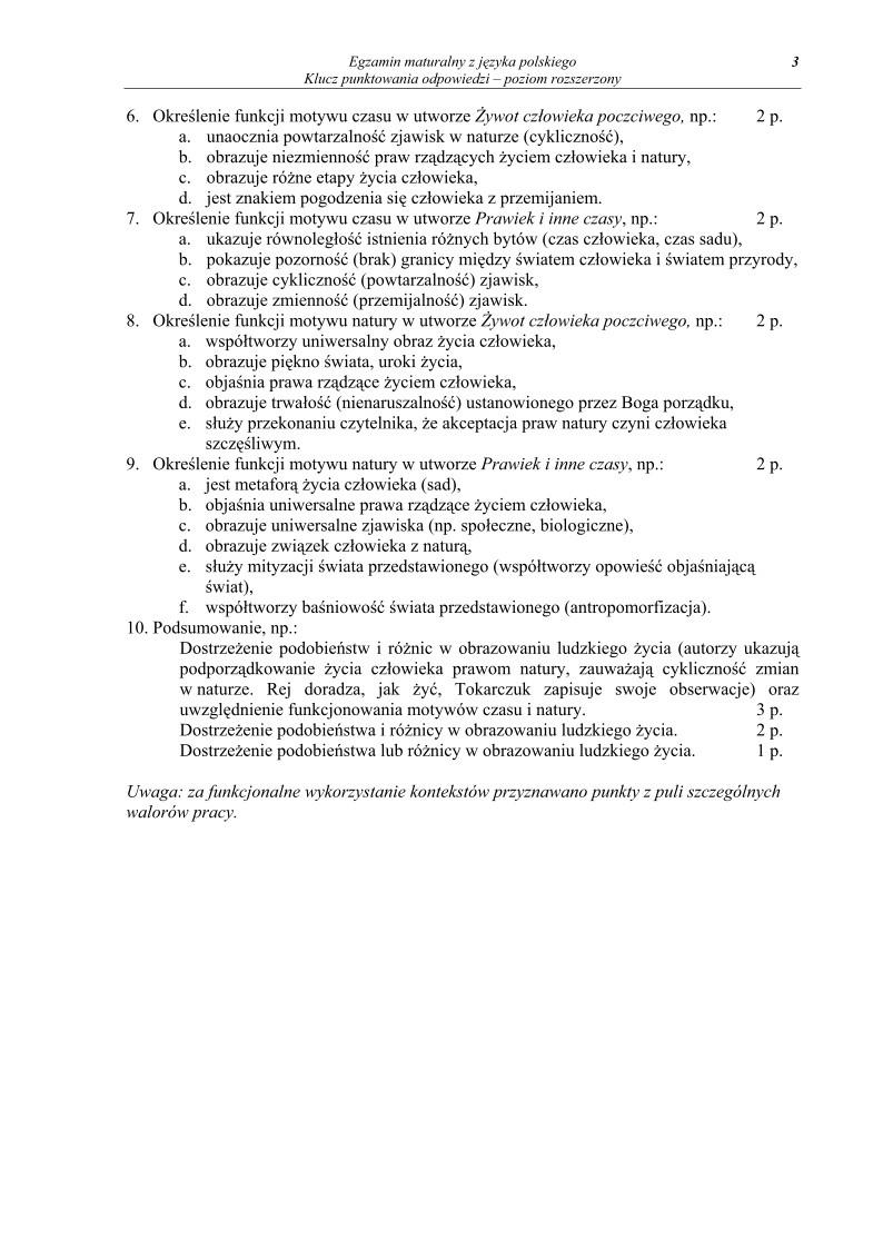 Odpowiedzi - jezyk polski, p. rozszerzony, matura 2010-strona-03