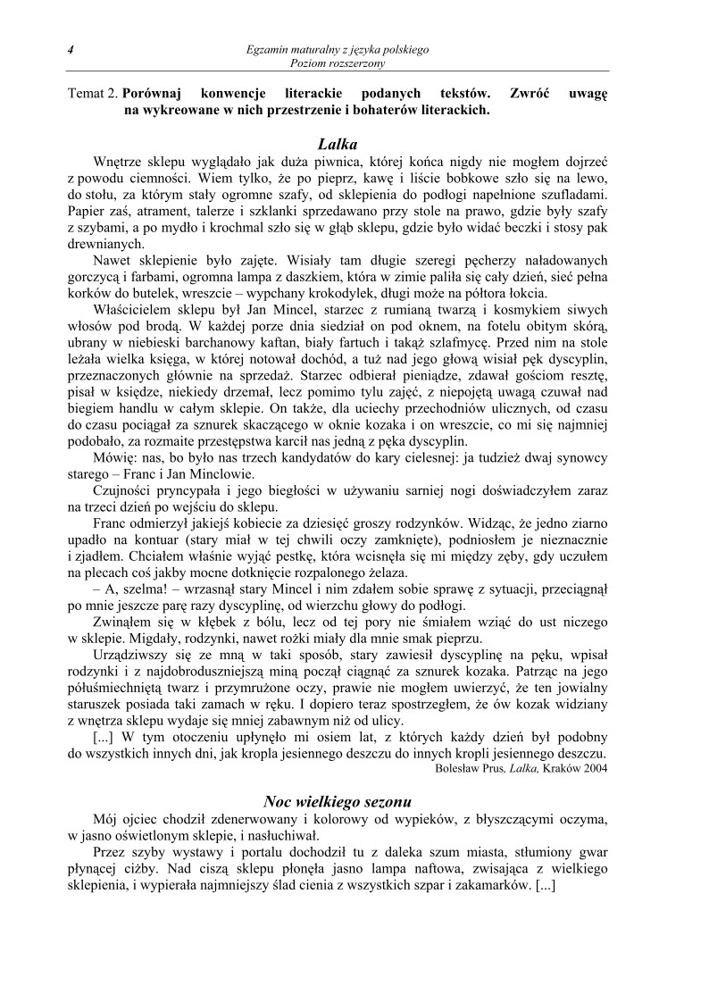 Pytania - jezyk polski, p. rozszerzony, matura 2010-strona-04