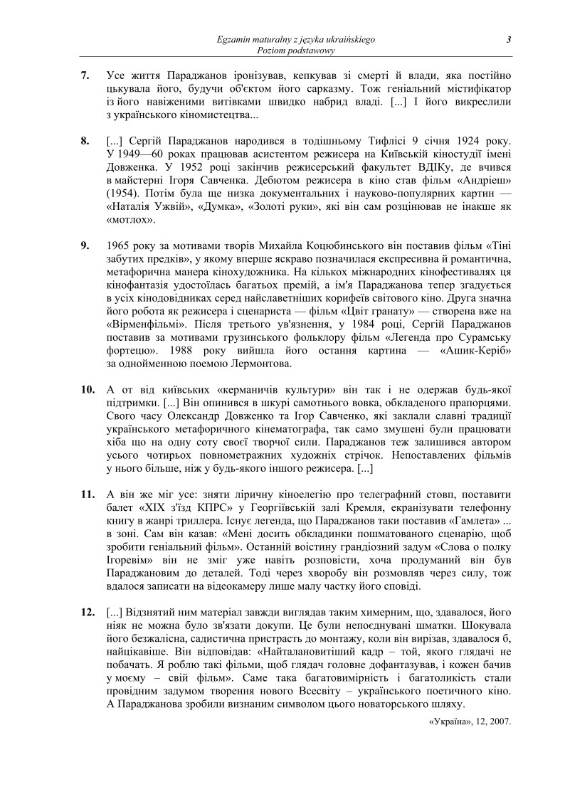 Pytania - jezyk ukrainski, p. podstawowy, matura 2010-strona-03