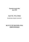 miniatura Odpowiedzi - jezyk wloski, p. podstawowy, matura 2010-strona-01