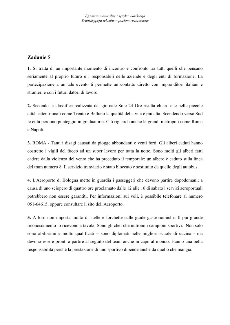 Transkrypcja - jezyk wloski, p. rozszerzony, matura 2010-strona-02
