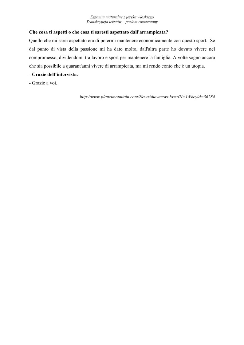 Transkrypcja - jezyk wloski, p. rozszerzony, matura 2010-strona-04