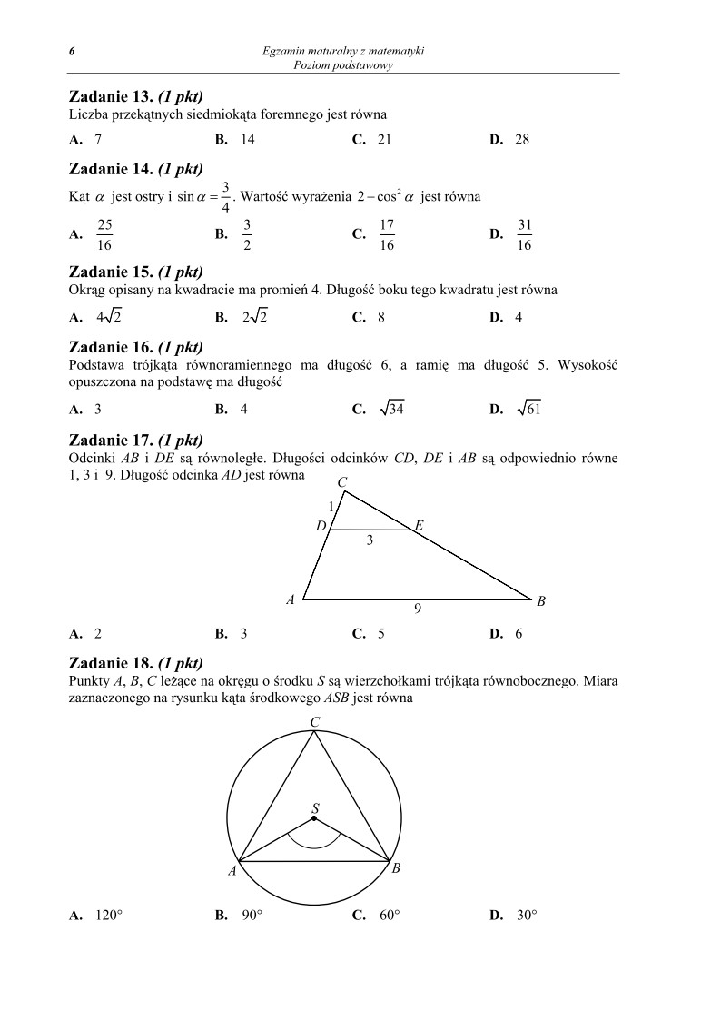 Pytania - matematyka, p. podstawowy, matura 2010-strona-06