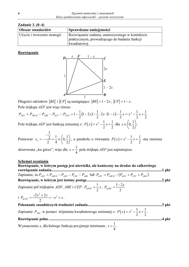 Odpowiedzi - matematyka, p. rozszerzony, matura 2010-strona-06