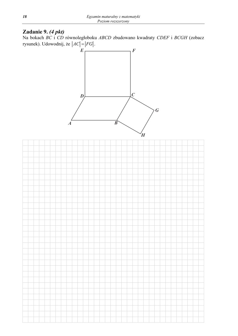 Pytania - matematyka, p. rozszerzony, matura 2010-strona-18