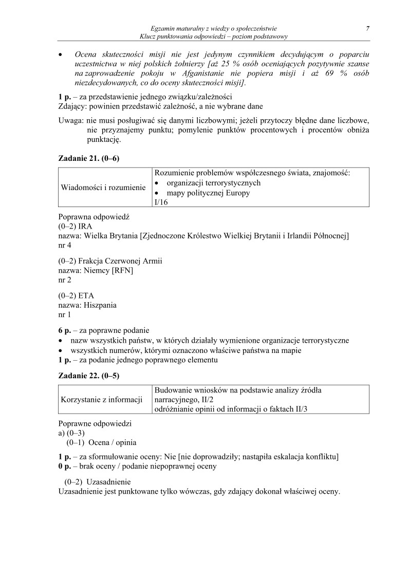 Odpowiedzi - wiedza o spoleczenstwie, p. podstawowy, matura 2010-strona-07