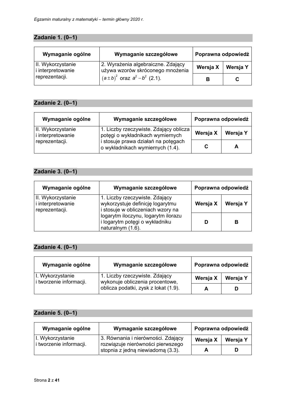 matematyka podstawowy - matura 2020 - odpowiedzi-02