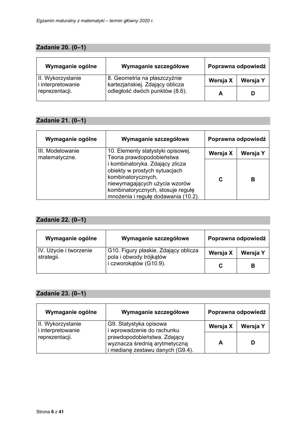 matematyka podstawowy - matura 2020 - odpowiedzi-06