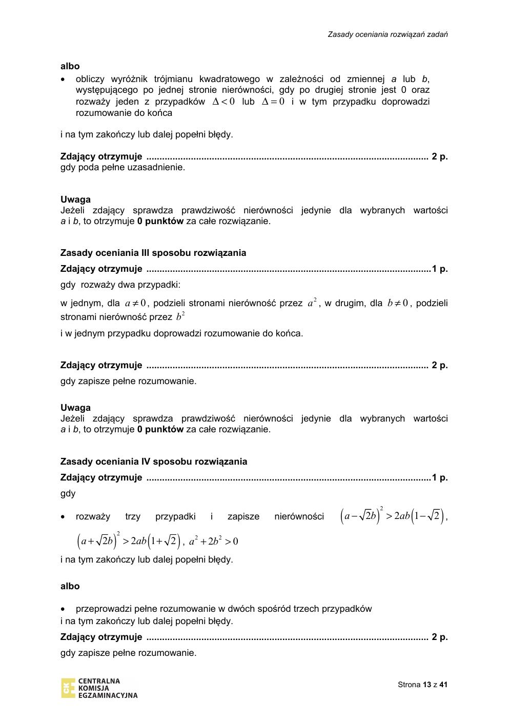 matematyka podstawowy - matura 2020 - odpowiedzi-13