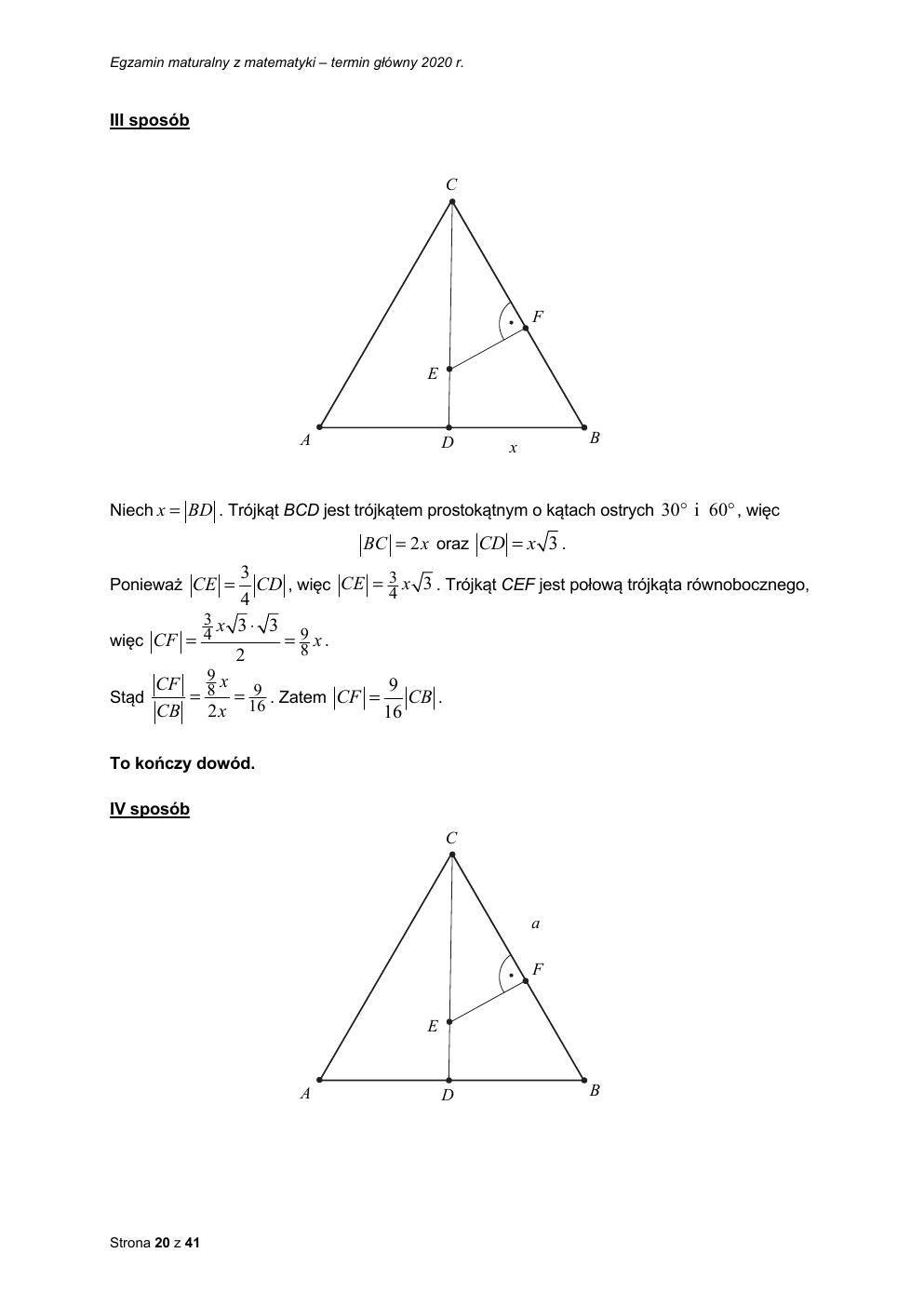 matematyka podstawowy - matura 2020 - odpowiedzi-20