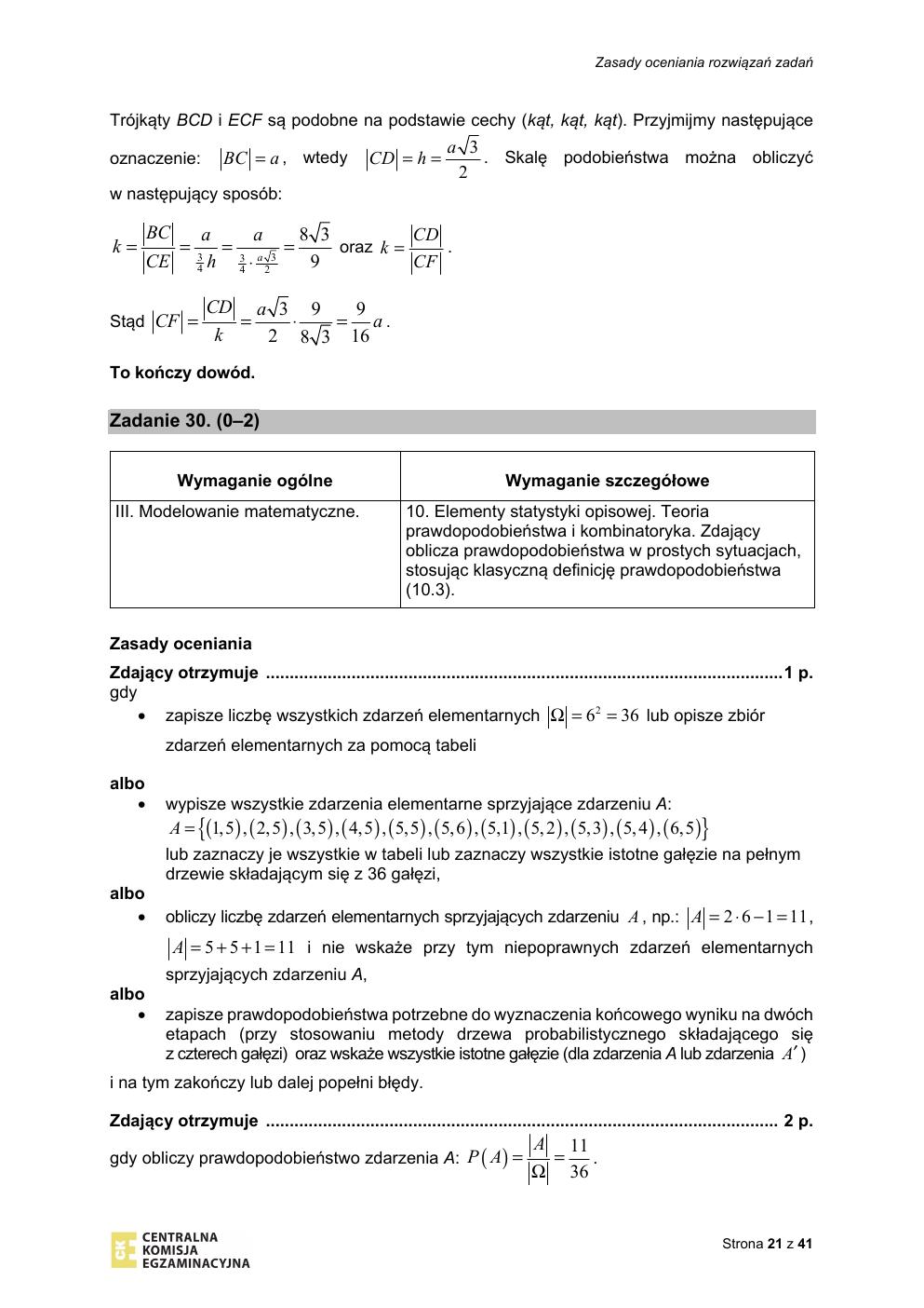matematyka podstawowy - matura 2020 - odpowiedzi-21