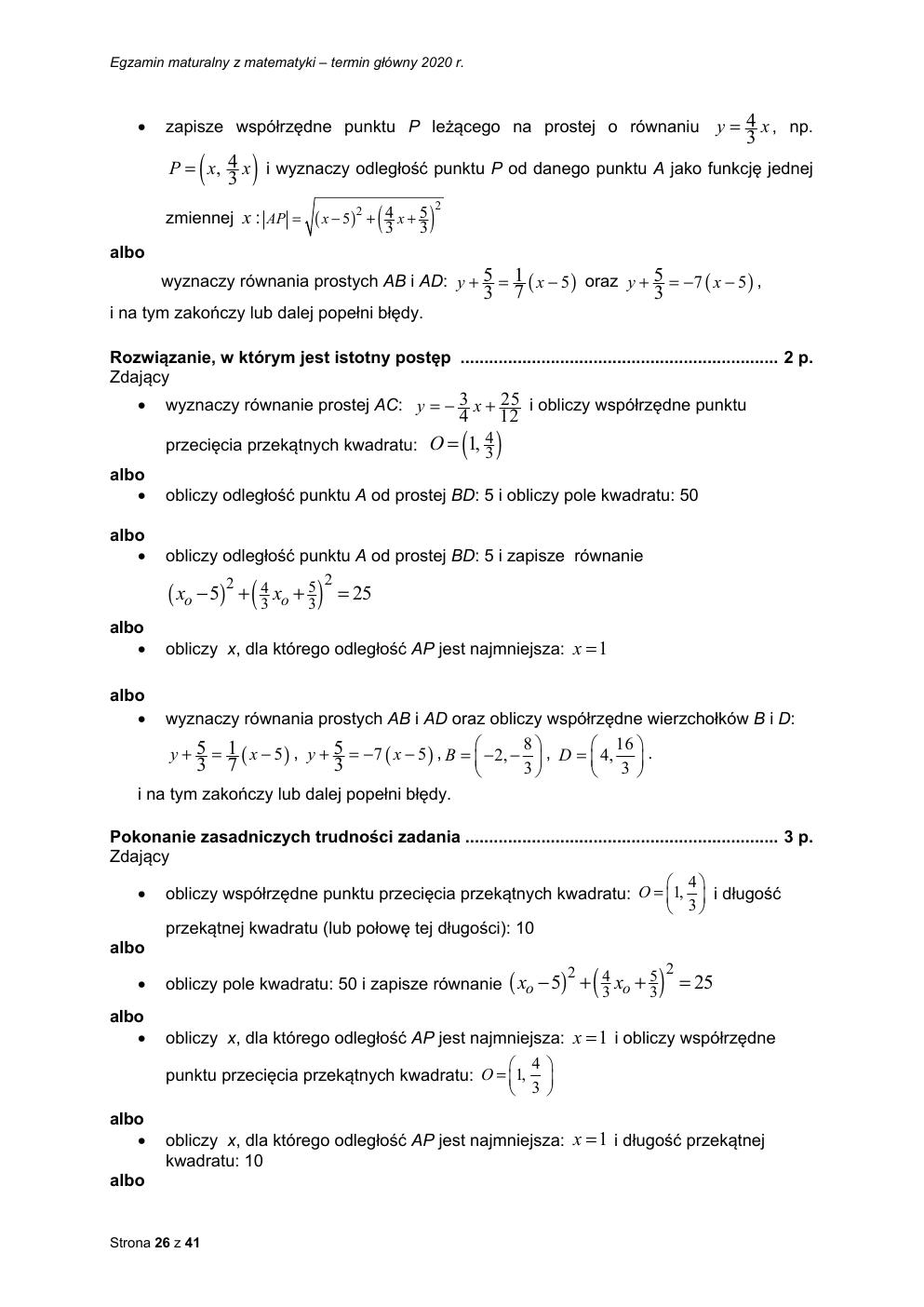 matematyka podstawowy - matura 2020 - odpowiedzi-26