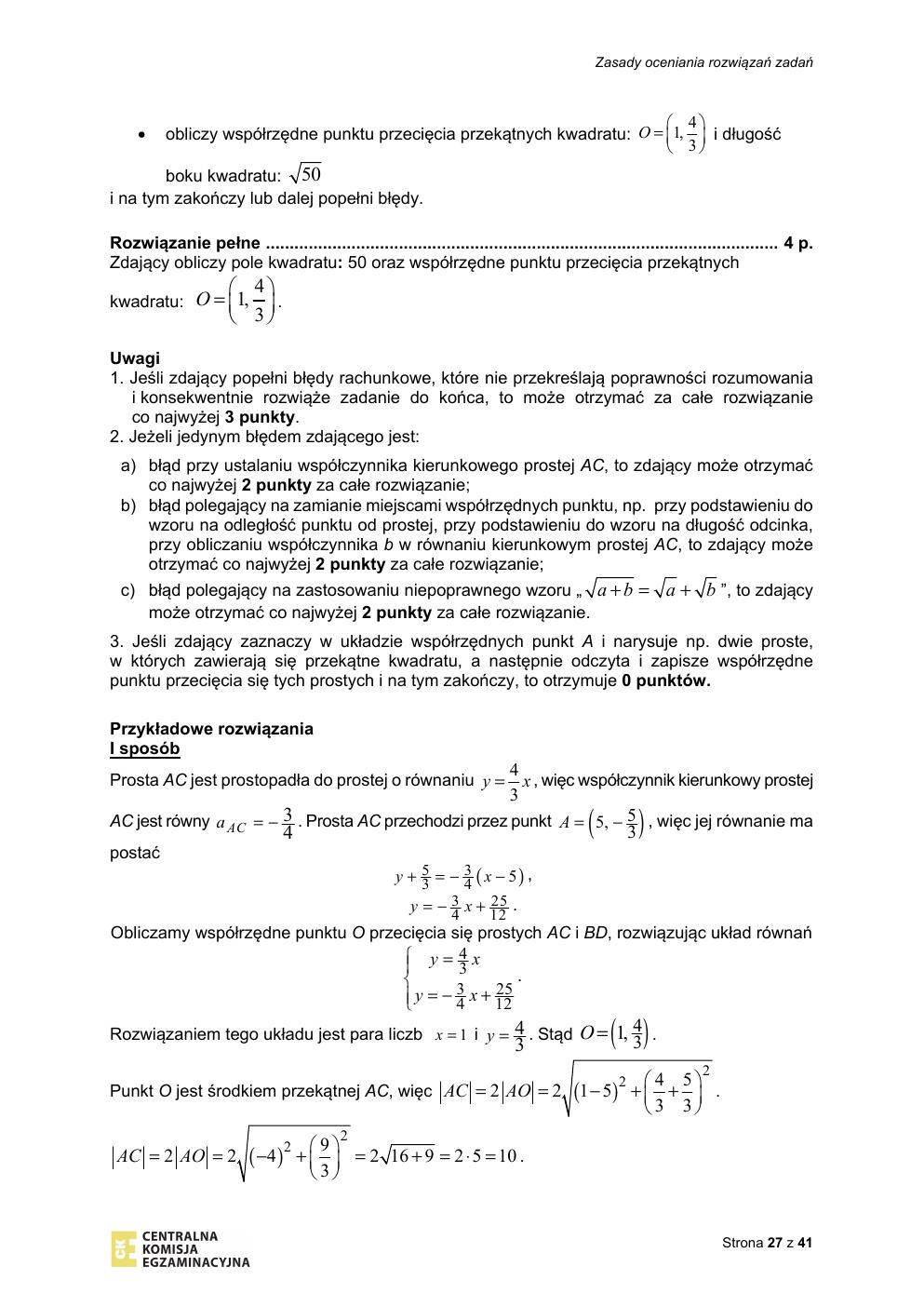 matematyka podstawowy - matura 2020 - odpowiedzi-27