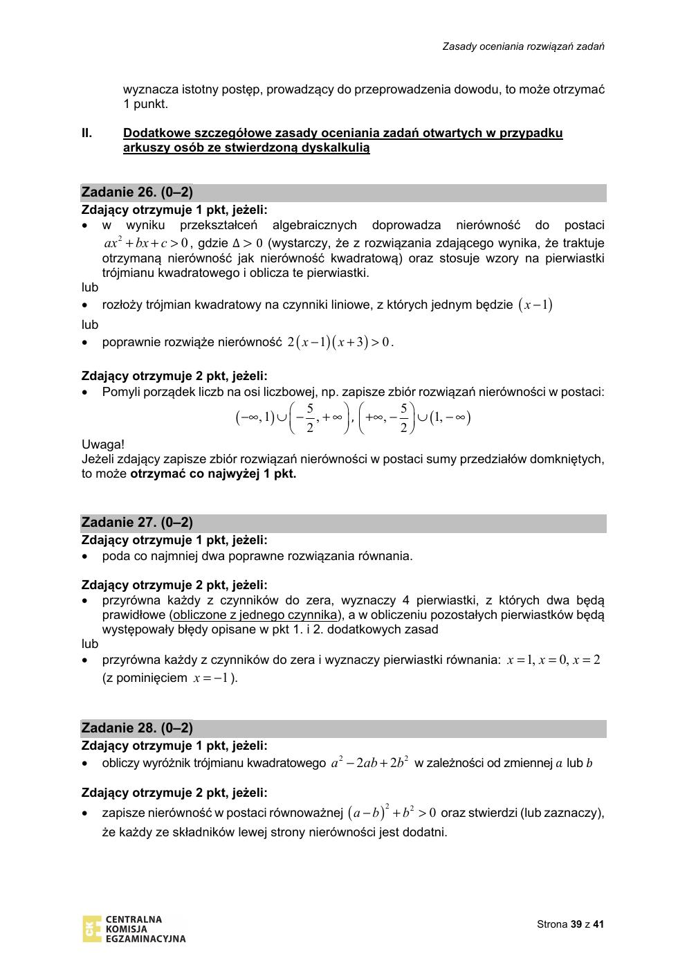 matematyka podstawowy - matura 2020 - odpowiedzi-39