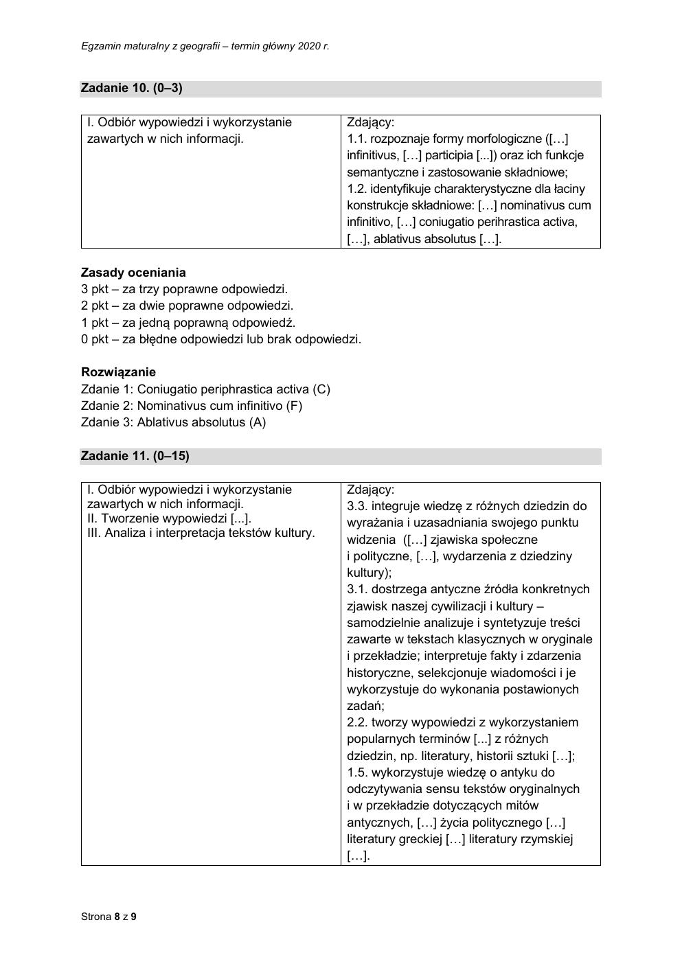 język łaciński i kultura antyczna rozszerzony - matura 2020 - odpowiedzi-8