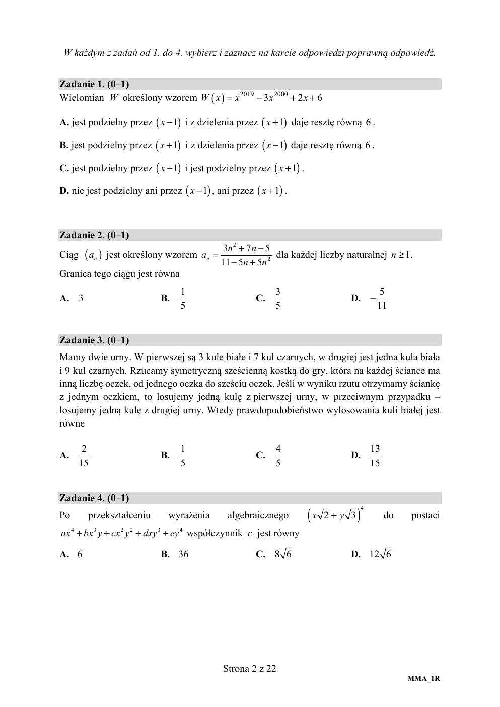 arkusz - matematyka rozszerzony - matura 2020-02