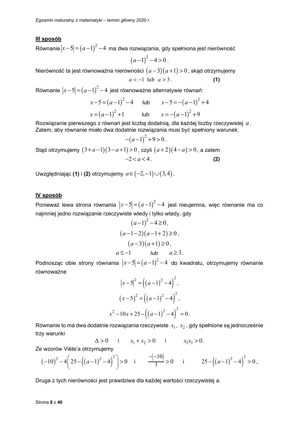 matematyka rozszerzony - matura 2020 - odpowiedzi-08