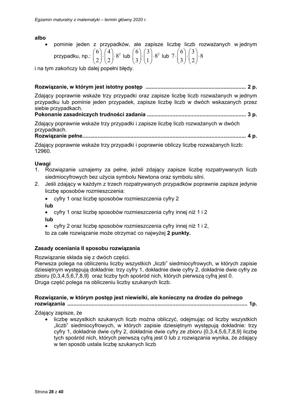 matematyka rozszerzony - matura 2020 - odpowiedzi-28