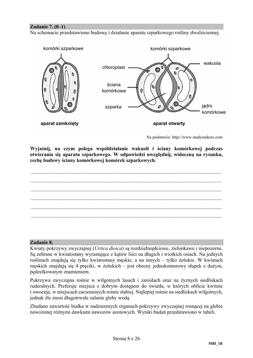 arkusz - biologia rozszerzony - matura 2020-08