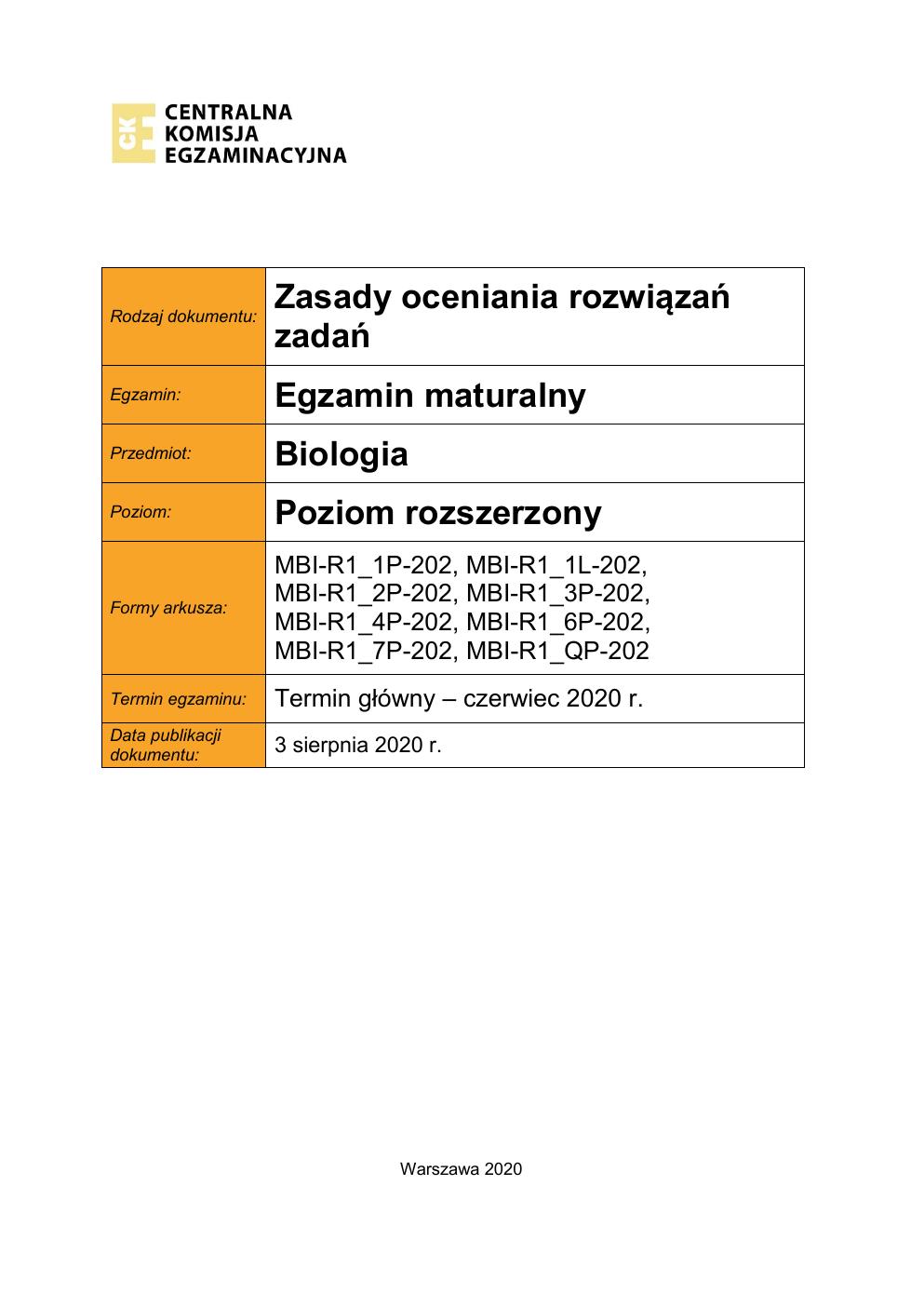 biologia - matura 2020 - odpowiedzi-01