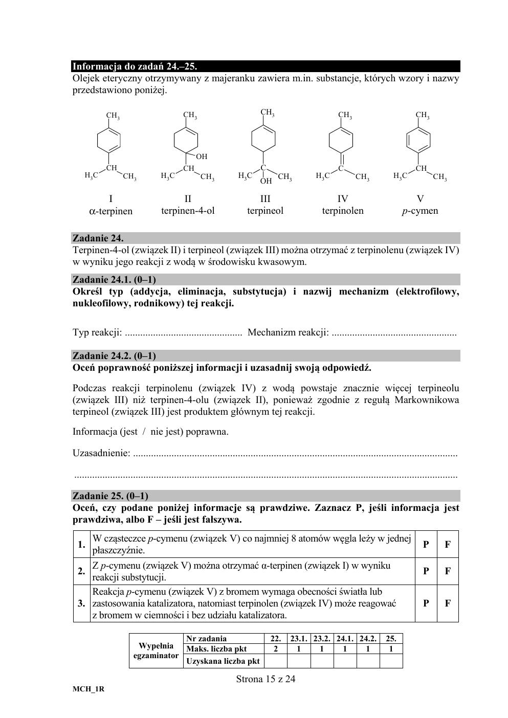arkusz - chemia rozszerzony - matura 2020-15