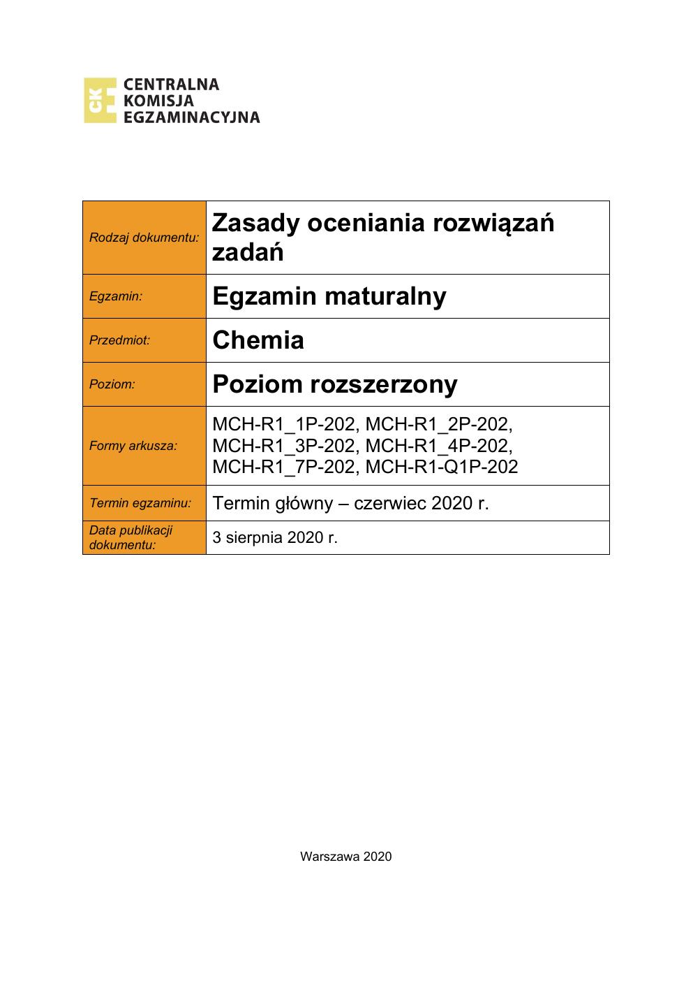 chemia - matura 2020 - odpowiedzi-01