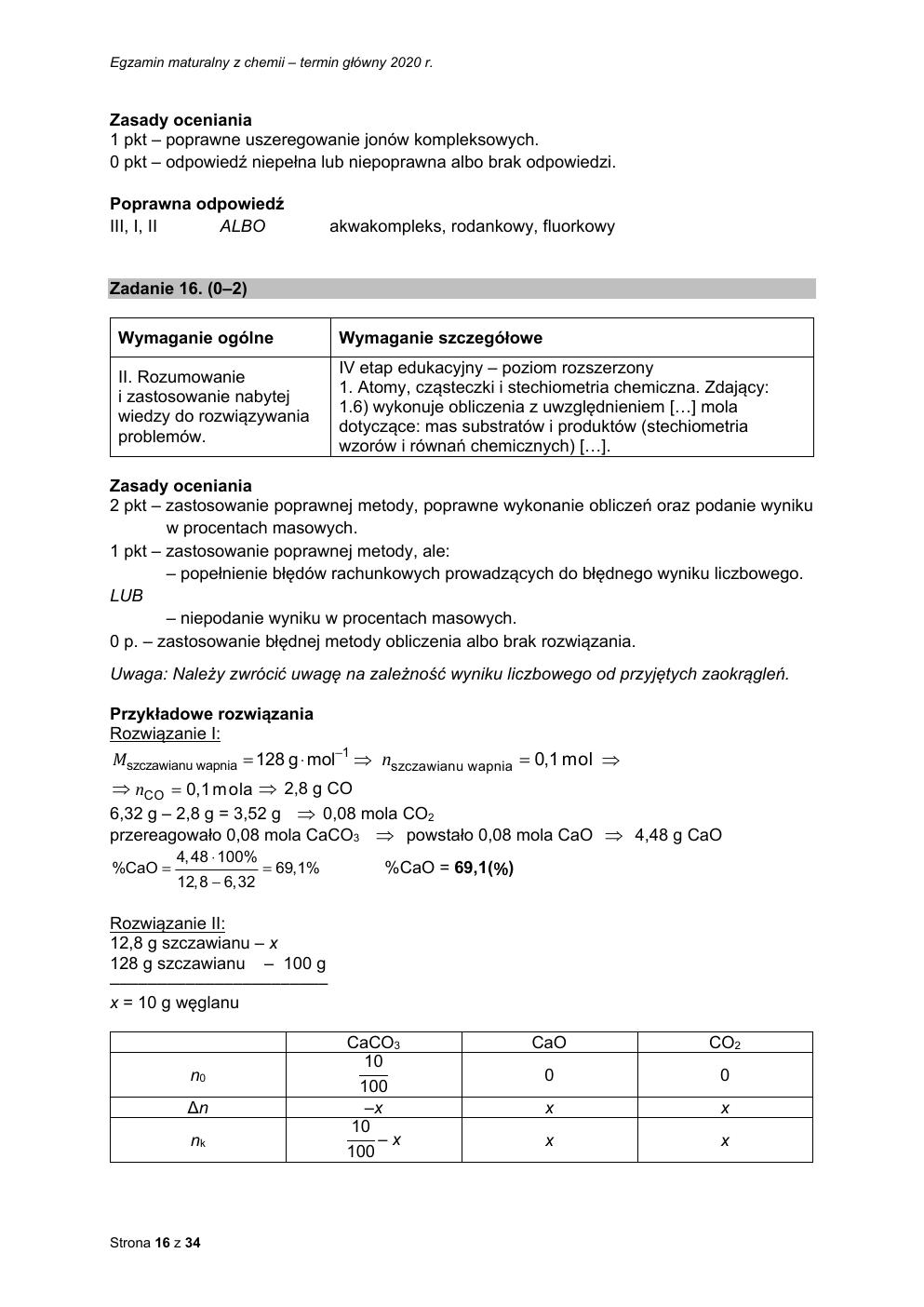 chemia - matura 2020 - odpowiedzi-16