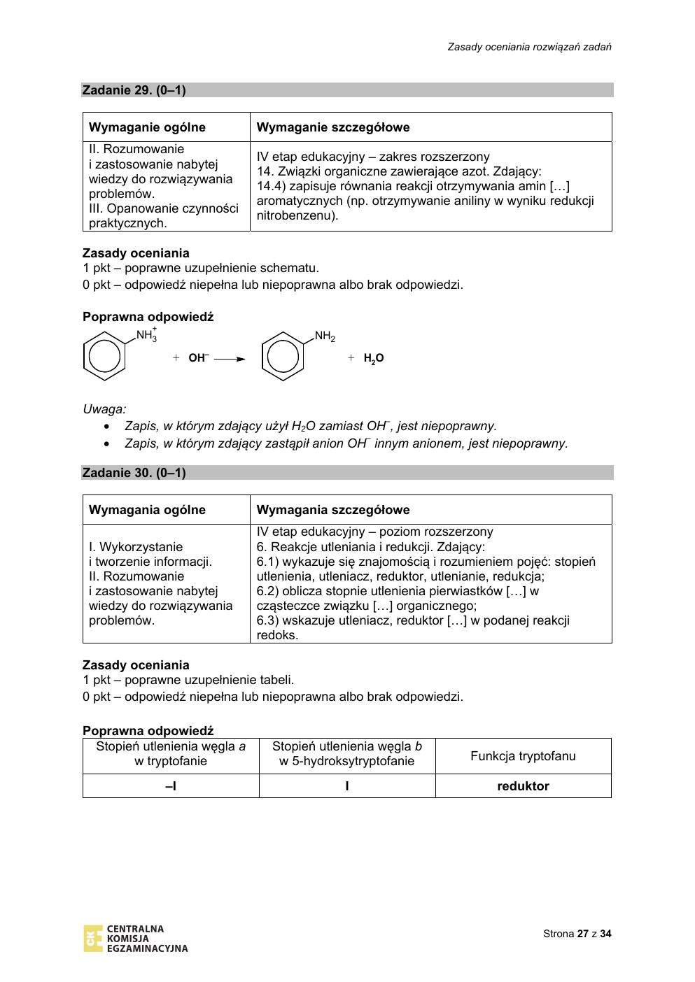 chemia - matura 2020 - odpowiedzi-27