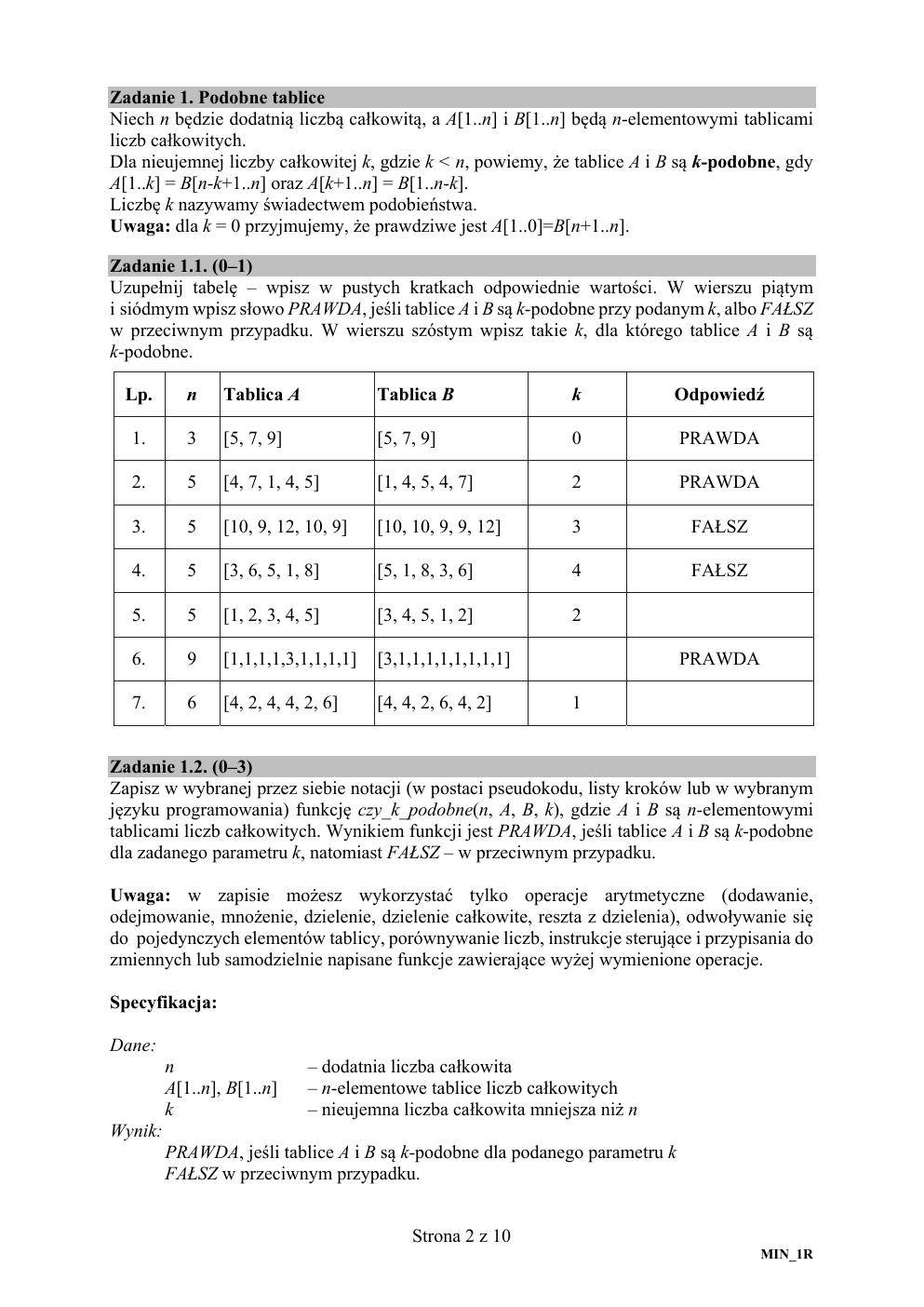 arkusz część I - informatyka - matura 2020-02