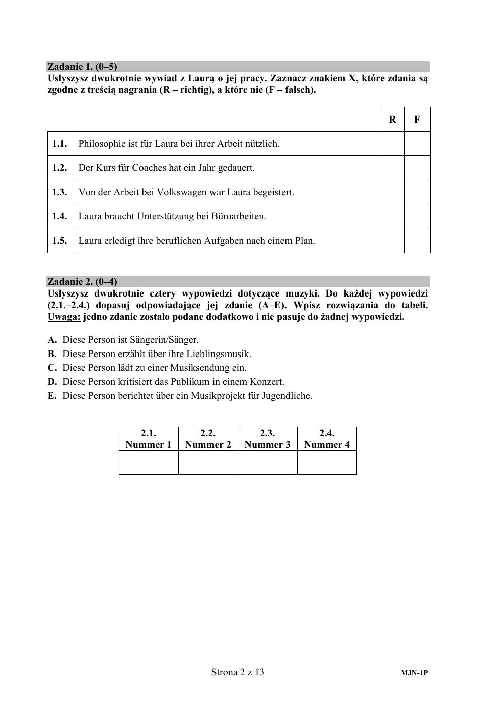 arkusz - niemiecki podstawowy - matura 2020-02