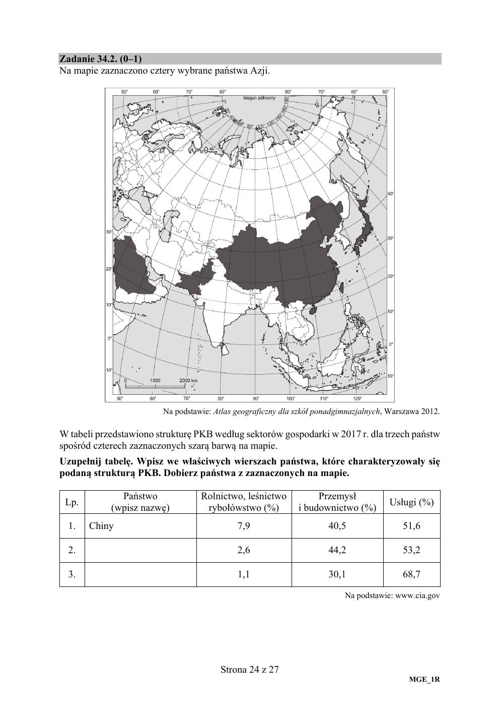 arkusz - geografia rozszerzony - matura 2020-24