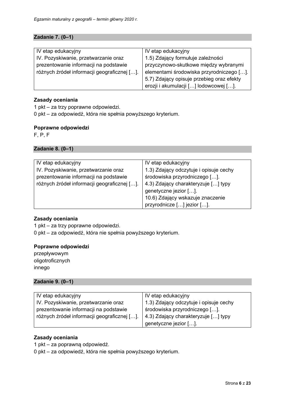 geografia rozszerzony - matura 2020 - odpowiedzi-06